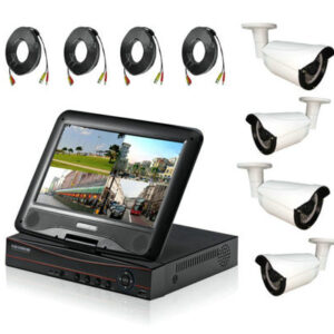 ANALOG KIT 4CH AHD Camera and 10 inch monitor DVR kit