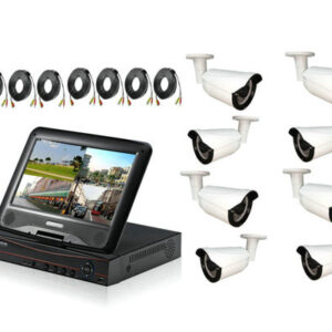 ANALOG KIT 8CH AHD Camera and 10 inch monitor DVR kit