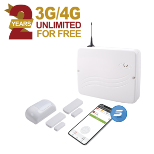Hybrid Cloud Alarm Panel with communicator included 4G. 8 Wired  32 Wireless zones  100% programming via WEB