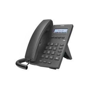 Fanvil X1 Enterprise IP phone for 2 SIP lines with 128 x 48 Px LCD screen and 3-way conference